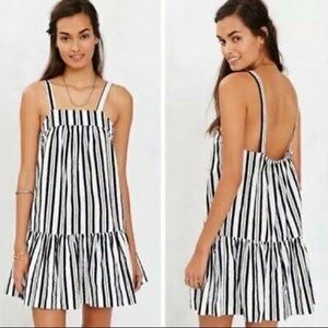 Alice and UO Anais stripped Drop Waisted dress